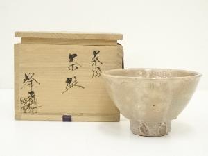 萩焼　水尾峰雪造　茶碗（共箱）